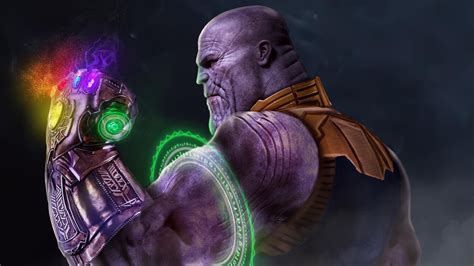 Thanos With Infinity Gauntlet Wallpaper Hd Artist 4k Wallpapers