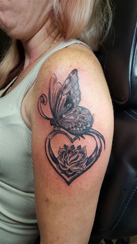 Butterfly With Heart Tattoo Designs 100 Delightful Heart Tattoos