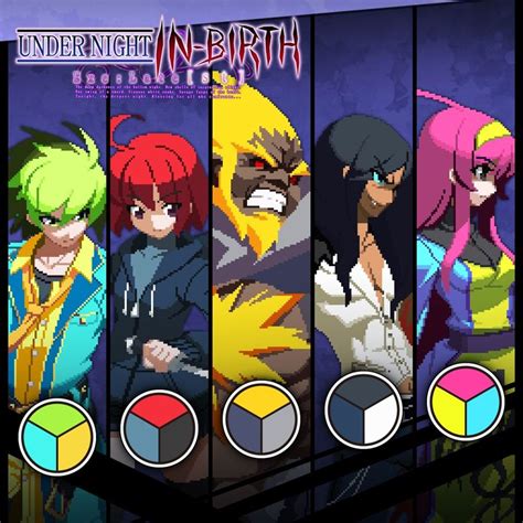 Under Night In Birth Exelate St Additional Character Color 1 2018 Box Cover Art Mobygames