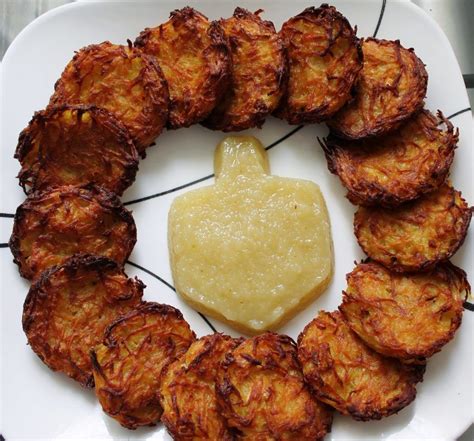 Crispy Oven Baked Potato Latkes No Way That S Healthy Hannukah Recipes Passover Recipes