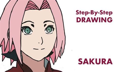 Step By Step Anime Drawing Sakura From Naruto Small Online Class For