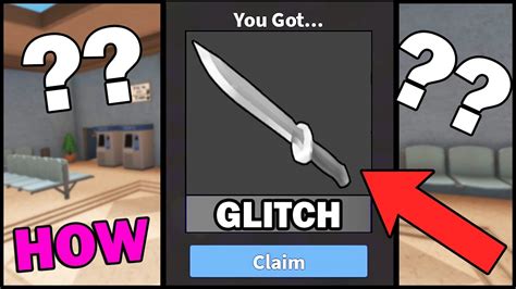 How Players Got The Glitch Knife Mm2 Youtube