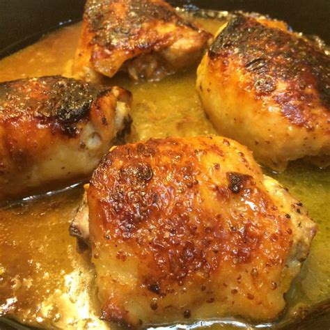 Honey Mustard Chicken Thigh Recipe Setkab Com