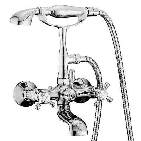 We are offering huge discount and free shipping to all over usa, uk and canada. Classical Clawfoot Bathtub Faucet Tub Mixer Tap with Hand ...