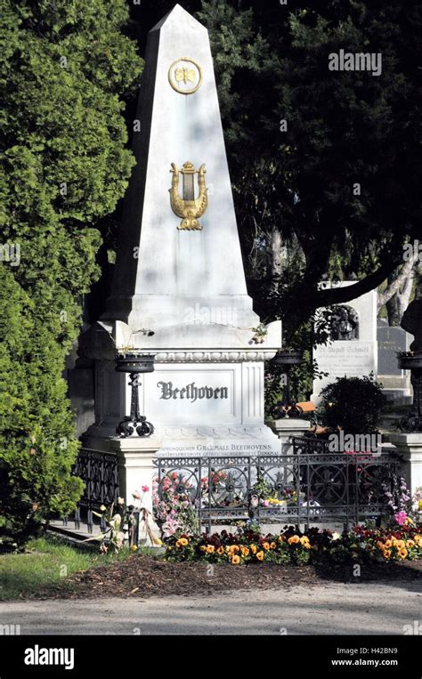 Österreich Wien Simmering Zentralfriedhof Beethovens Grab
