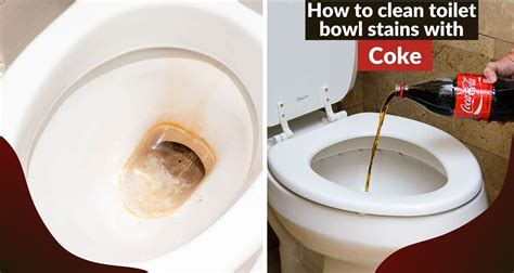 How To Clean Toilet Bowl Tough Stains With Using Coke Clean Toilet
