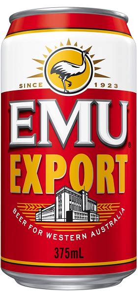 Great when you just want to kick back after work and enjoy a cold one! Emu Export Cans 30 Block 357mL | Liberty Liquors