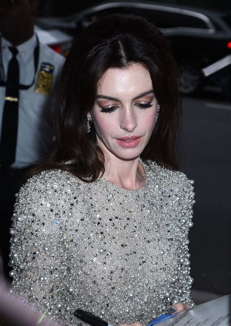 Anne Hathaway Arrives At Armageddon Time Premiere At Ny Film Festival