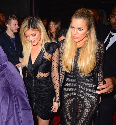 Peep Show The Kardashians Most Naked Moments From Nyfw Sheer Lace And Near Vag Slips
