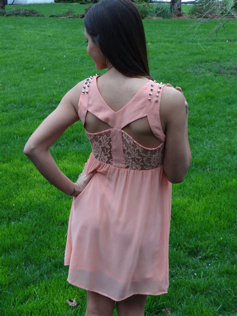 Lace back cutout dress $42 | Backless dress formal, Cold shoulder dress ...