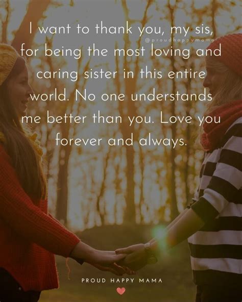 70 Heartfelt I Love My Sister Quotes With Images