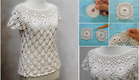 Tutorial Of A Beautiful Crochet Blouse