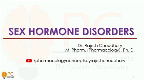 Sex Hormones Disorders Pathophysiology Youtube