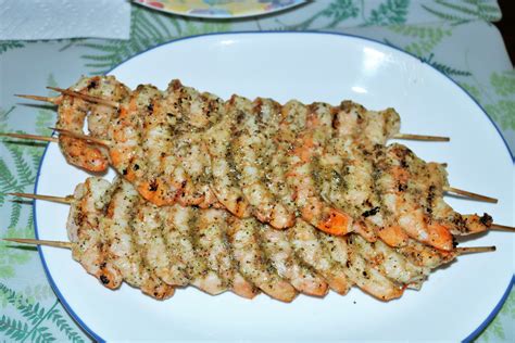 Grilled Shrimp On Plate Free Stock Photo Public Domain Pictures