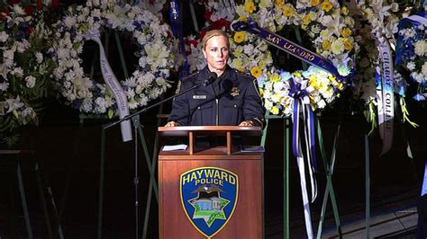video hayward police chief remembers fallen sergeant abc7 san francisco