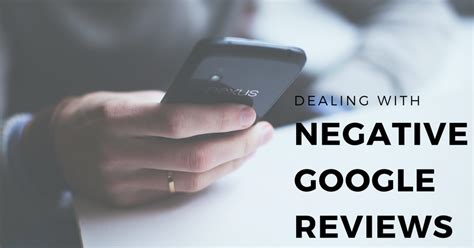Negative Google Reviews & How to Deal with Them - Webplanners Blog