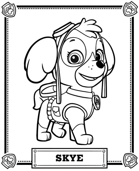 Die hauptfiguren sind rettungs welpen und ihr anführer ryder. Paw patrol coloring pages