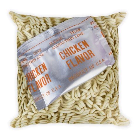 Ramen Noodle Pillow Chicken Flavor Packet Free Shipping Etsy