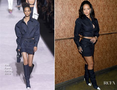 Rihanna In Tom Ford Vogues Forces Of Fashion Conference Red Carpet