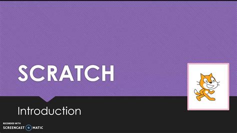 5ème 1 Scratch Introduction Youtube