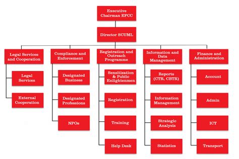 Operational Structure And Organogram Special Control Unit Against