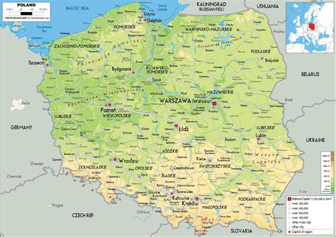 Polen Karte Karte Mit Polen Osteuropa Europa