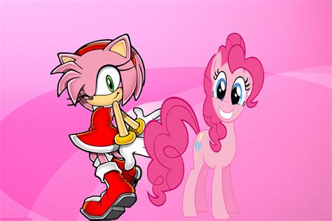 Amy Rose And Pinkie Pie Wallpaper By Brandonale On Deviantart