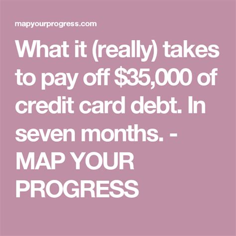 As long as jenny and aaron live within their means, they can be debt free in a very reasonable amount of time. What it (really) takes to pay off $35,000 of credit card debt. In seven months. | Credit cards ...