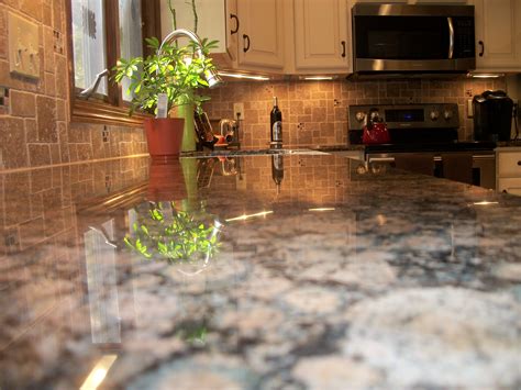 We Installed Baltic Brown Granite Countertops And Roman Stone Pattern