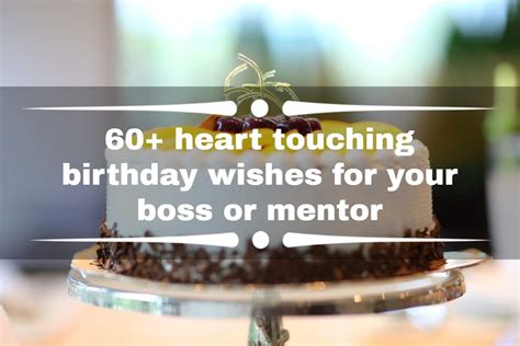 Heart Touching Birthday Wishes For Your Boss Or Mentor Tuko Co Ke