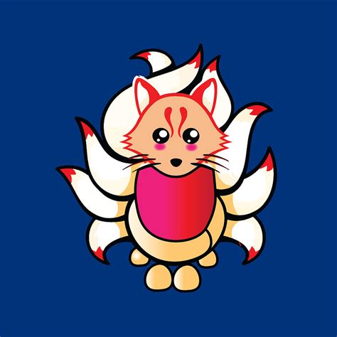 Adopt Me Kitsune Fox Pet Digital Art By Artexotica Pixels