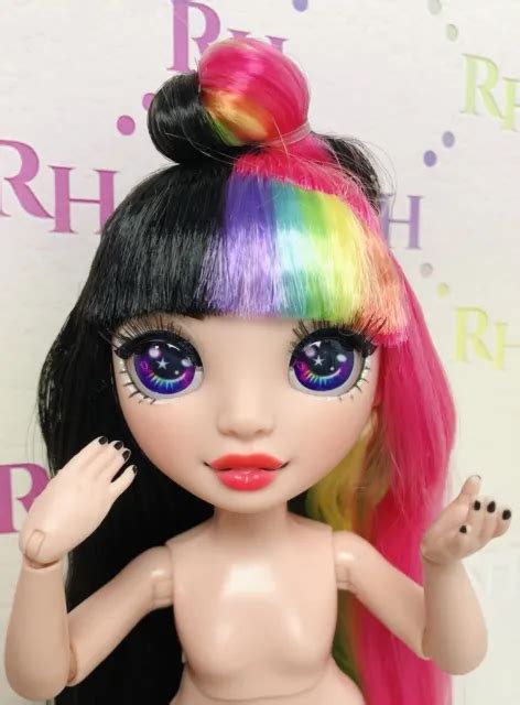 Rainbow High Jett Dawson Art Of Fashion Nude Articulated Doll Black