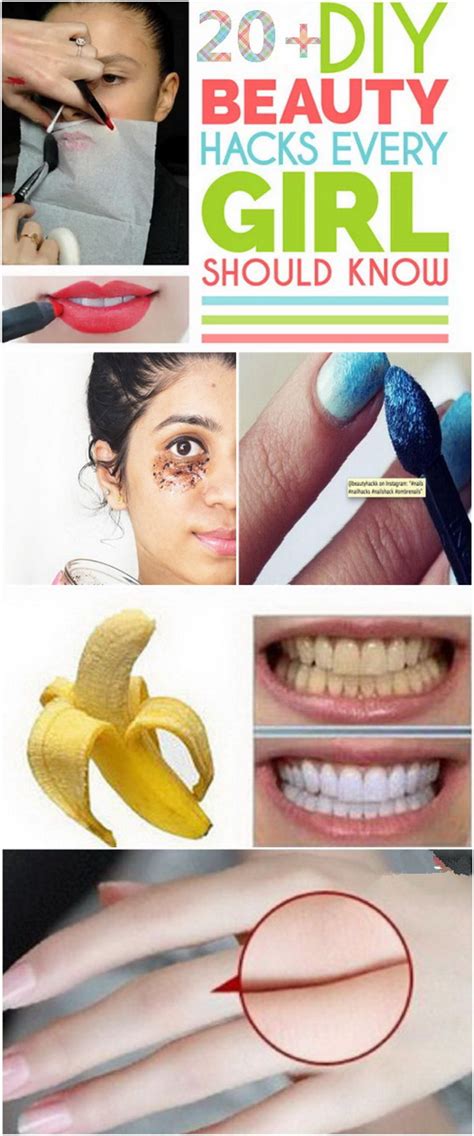 20+ Great DIY Beauty Hacks Every Girl Should Know - For ...