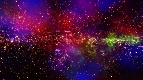 4k Relaxing Space Background Particle Nebula Glow Aavfx