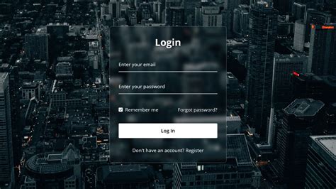 Create A Glassmorphism Login Form In Html And Css