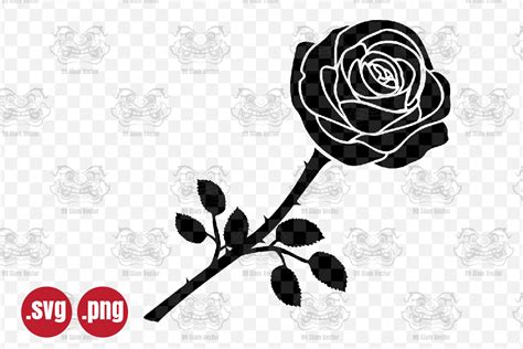 Rose SVG Flower SVG, Rose Clipart, Rose Grafik von 99SiamVector