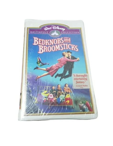 Walt Disney Bedknobs And Broomsticks Vhs Clamshell Case Vtg Vintage