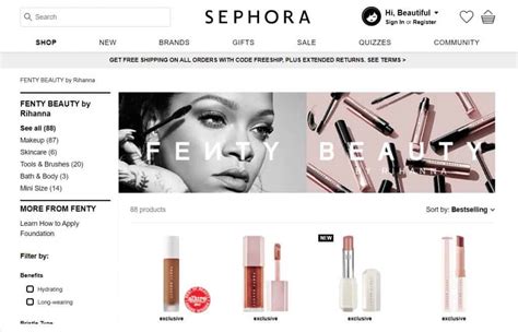 Rihannas Fenty Beauty Debut On Sephora Tmall Global Flagship Store