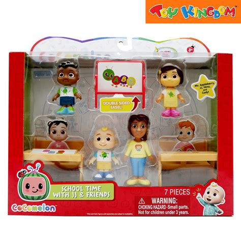 Cocomelon School Time With Jj And Friends Playset Toy Kingdom