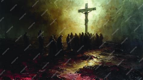 Premium Photo | The Disciples Their Hearts Heavy Grief Background