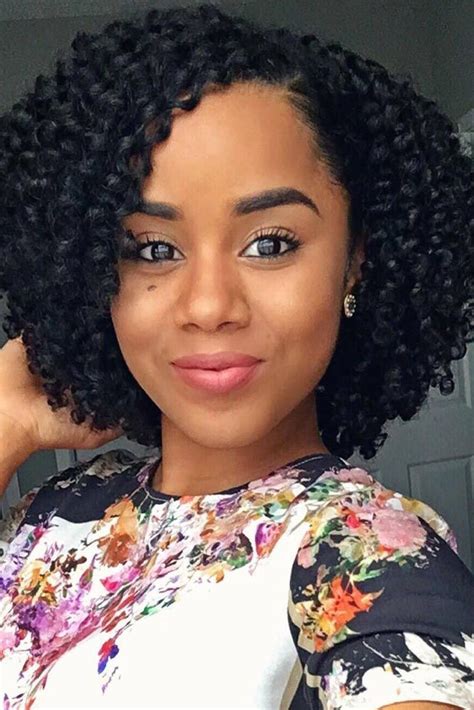 Short And Sassy Natural Hairstyles For Afro American Women ★ See More