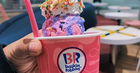 Cotton Candy Ice Cream Baskin Robbins