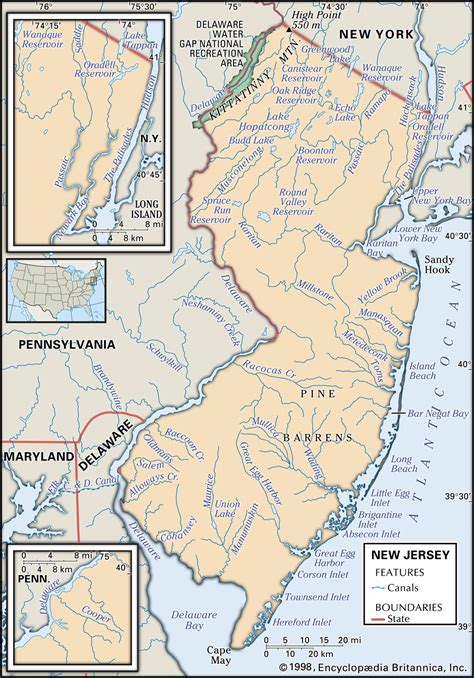 New Jersey Capital Population Map History And Facts Britannica