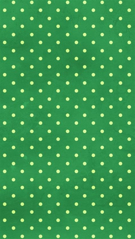 Green Polka Dots Wallpaper