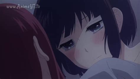 kuzu no honkai en eso consiste el amor escena romántica yuri del anime youtube