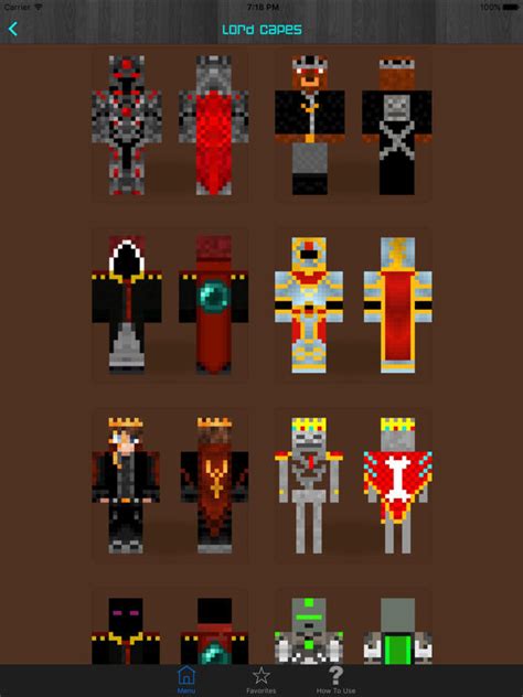 Capes Skins For Minecraft Pe Pocket Edition Free Skins With Cape In
