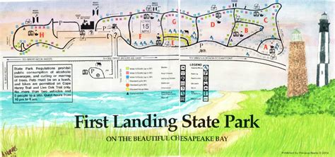First Landing State Park Campsite Map