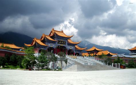 Chongsheng Temple In Yunnan China Wallpaper World Wallpapers 3667