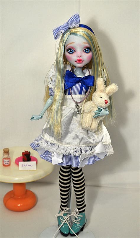 Alice In Wonderland By L63player On Deviantart Custom Monster High Dolls Monster High Dolls