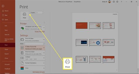 How To Print Multiple Slides On One Page In Powerpoint